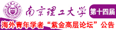 大美女被大鸡巴操视频南京理工大学第十四届海外青年学者紫金论坛诚邀海内外英才！